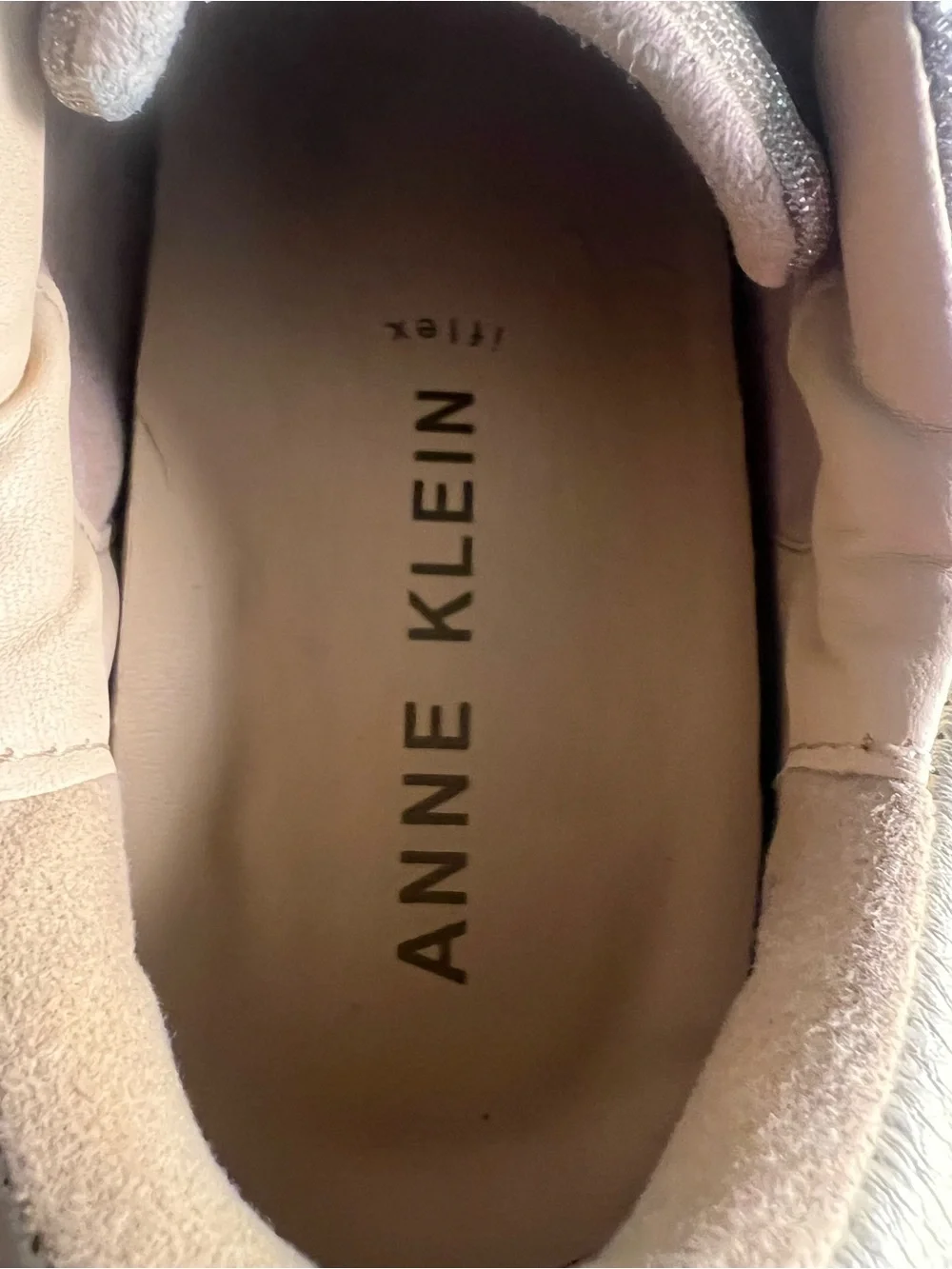 Anne Klien Iflex Crystal Low-Top Sneakers Size 9.5